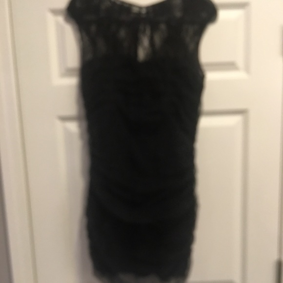Sheer and lace black dress - Picture 2 of 7
